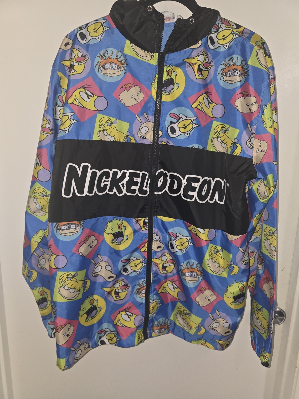 Nickelodeon Character Windbreaker Jacket - Blue Multi